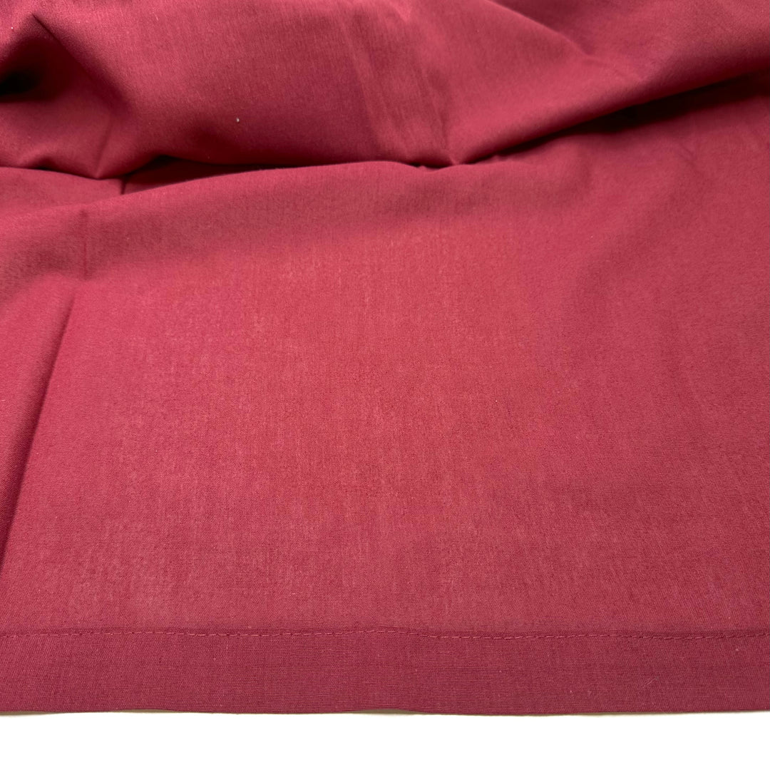 Private Pool Party - Cotton/Poly Woven - Burgundy - 2M Bundle