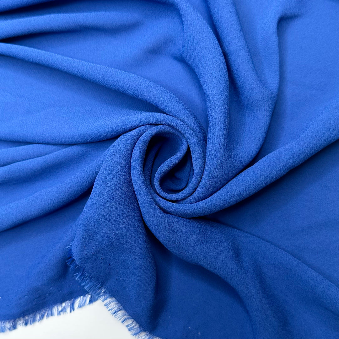 Catching Some Ways - Chiffon Polyester Blend Woven - Blue - 1.7M Bundle