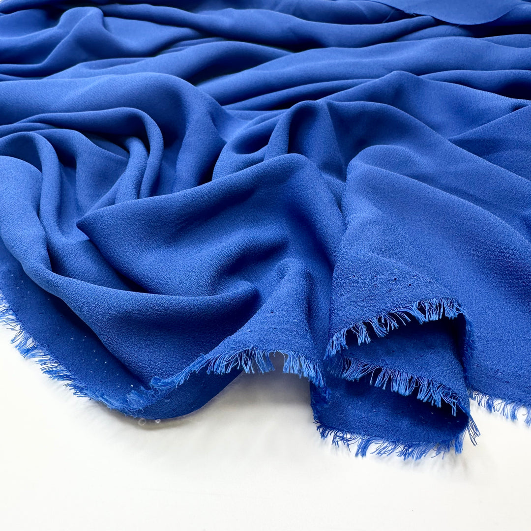 Catching Some Ways - Chiffon Polyester Blend Woven - Blue - 1.7M Bundle