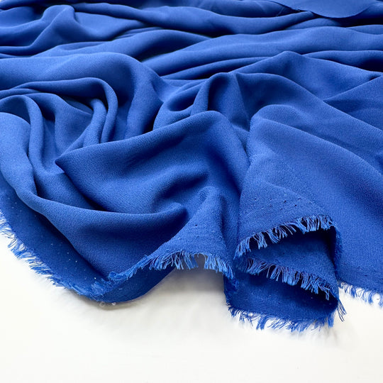 Catching Some Ways - Chiffon Polyester Blend Woven - Blue - 1.7M Bundle