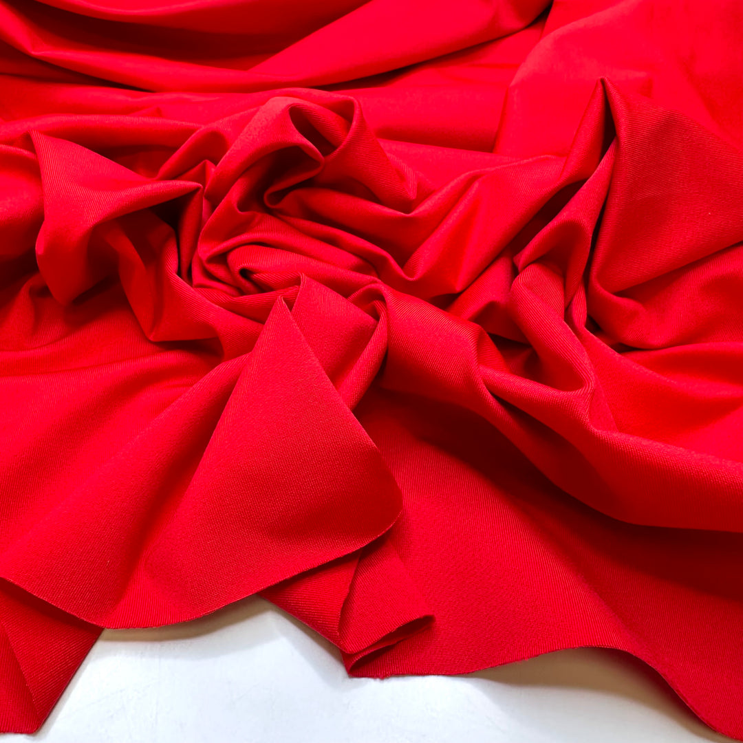 Swimsuit Sunburn Lines - Polyester Blend Knit - Red - 1M Bundle