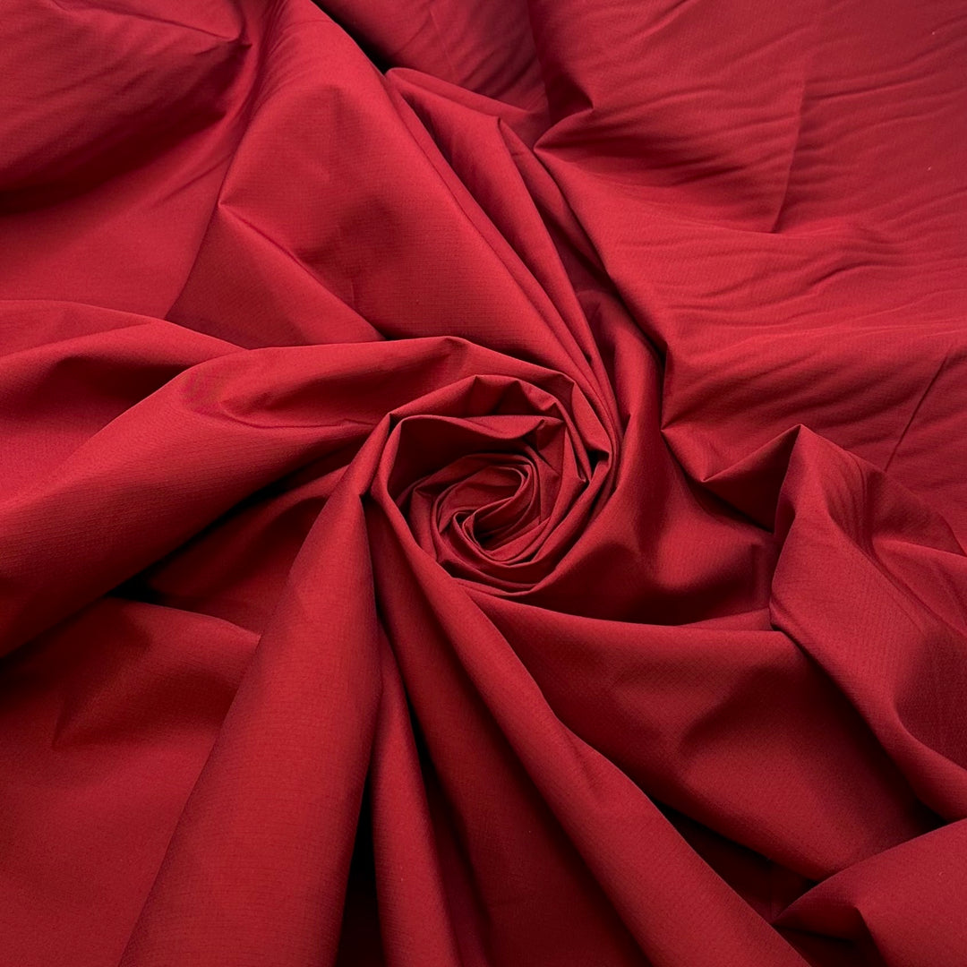 Pass The Aloe Vera - Water Resistant Polyester Blend Woven - Dark Red - 2.25M Bundle
