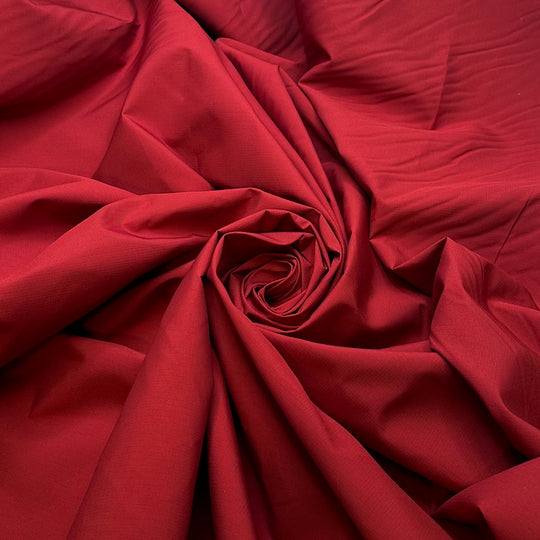 Pass The Aloe Vera - Water Resistant Polyester Blend Woven - Dark Red - 2.25M Bundle