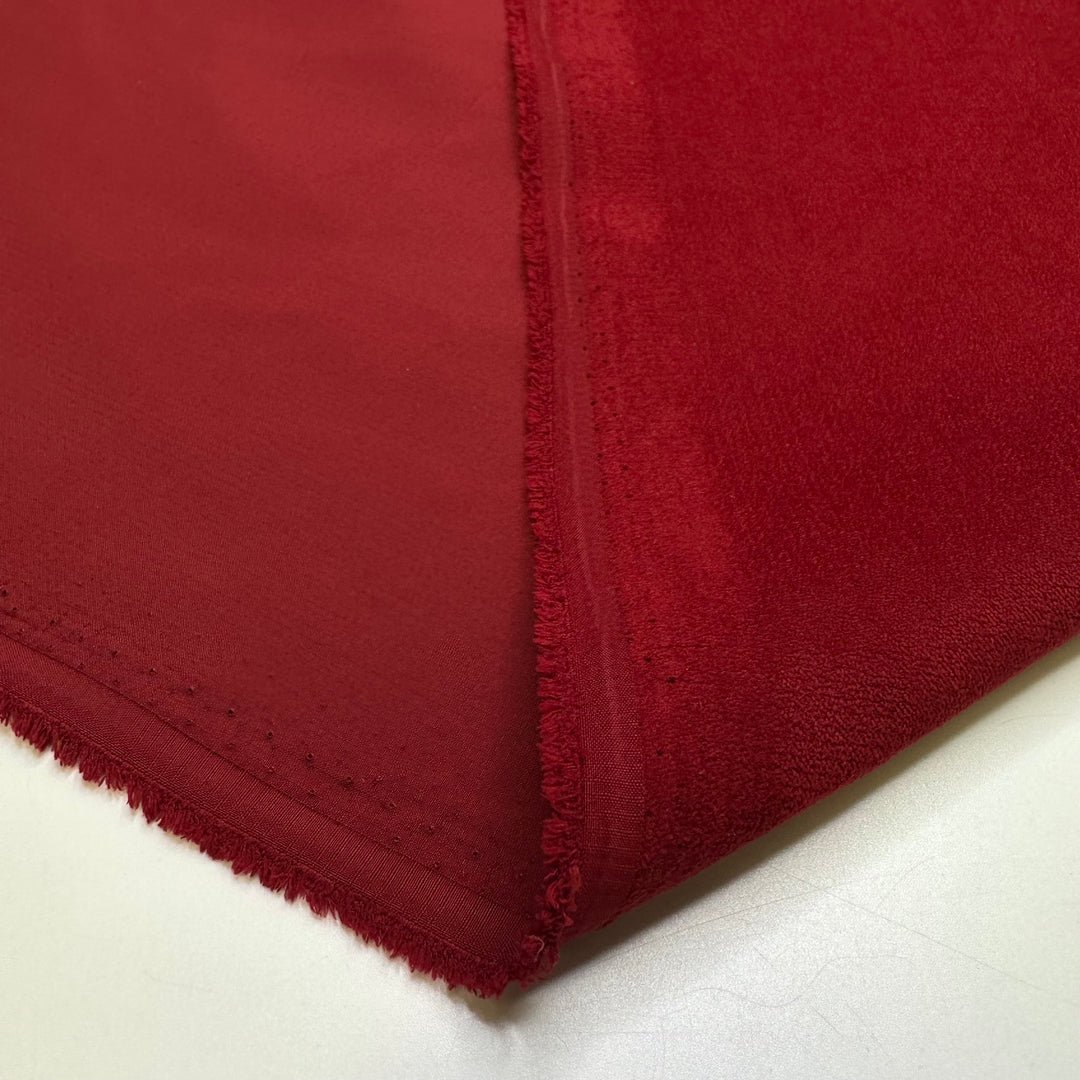 Pass The Aloe Vera - Water Resistant Polyester Blend Woven - Dark Red - 2.25M Bundle