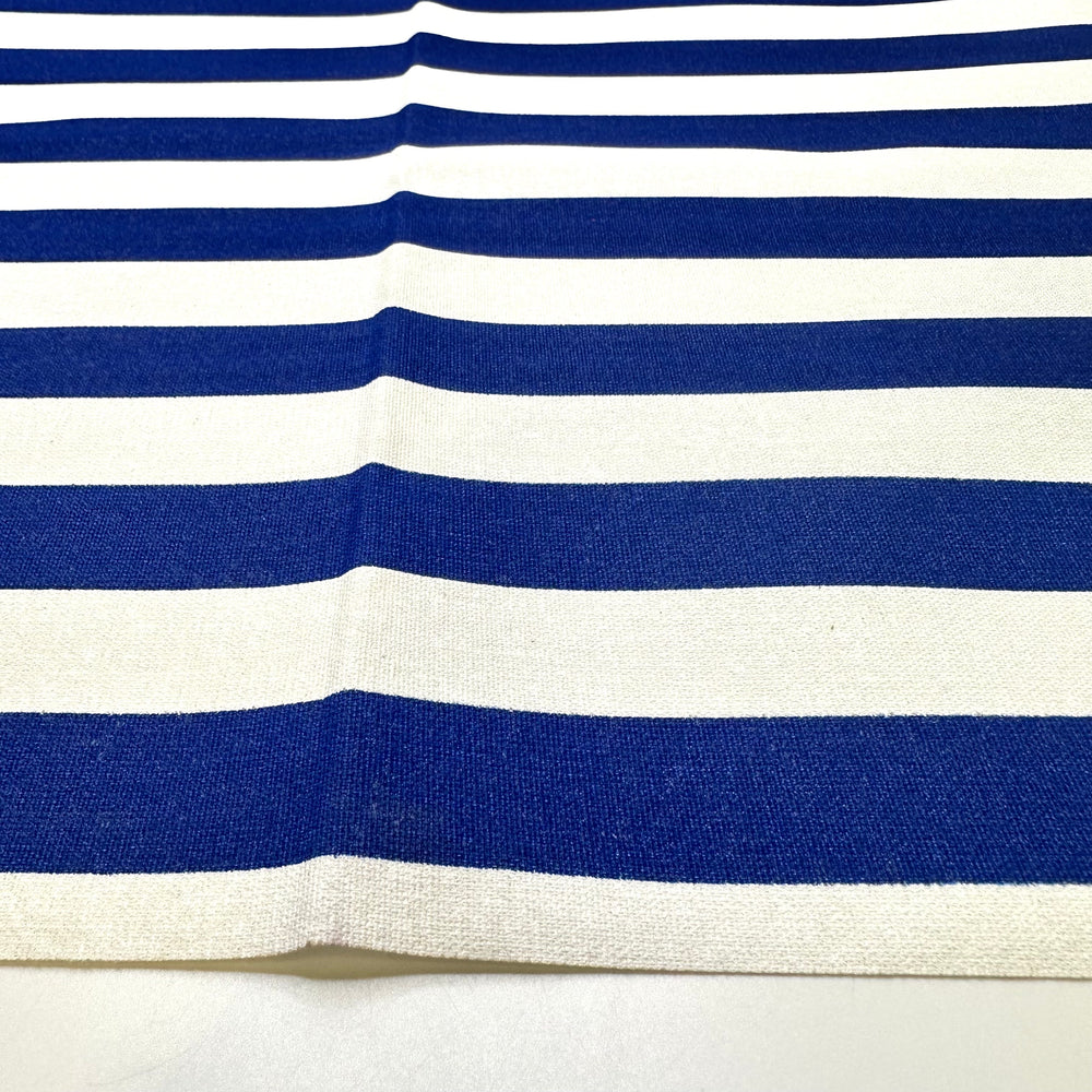 Rainy Days Are For Quilting - Water Resistant Polyester Blend Woven - Blue/White Stripes - 1.8M Bundle