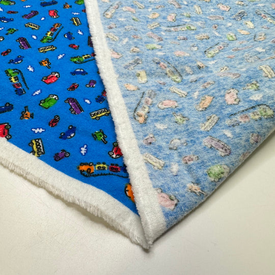 Hand Me Down PJs - Cotton Blend Woven - Blue Multi Vehicles - 1.5M Bundle