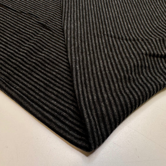 Exploring A Cave System - Bamboo Knit - Dark Black/Grey Stripes - Bundles