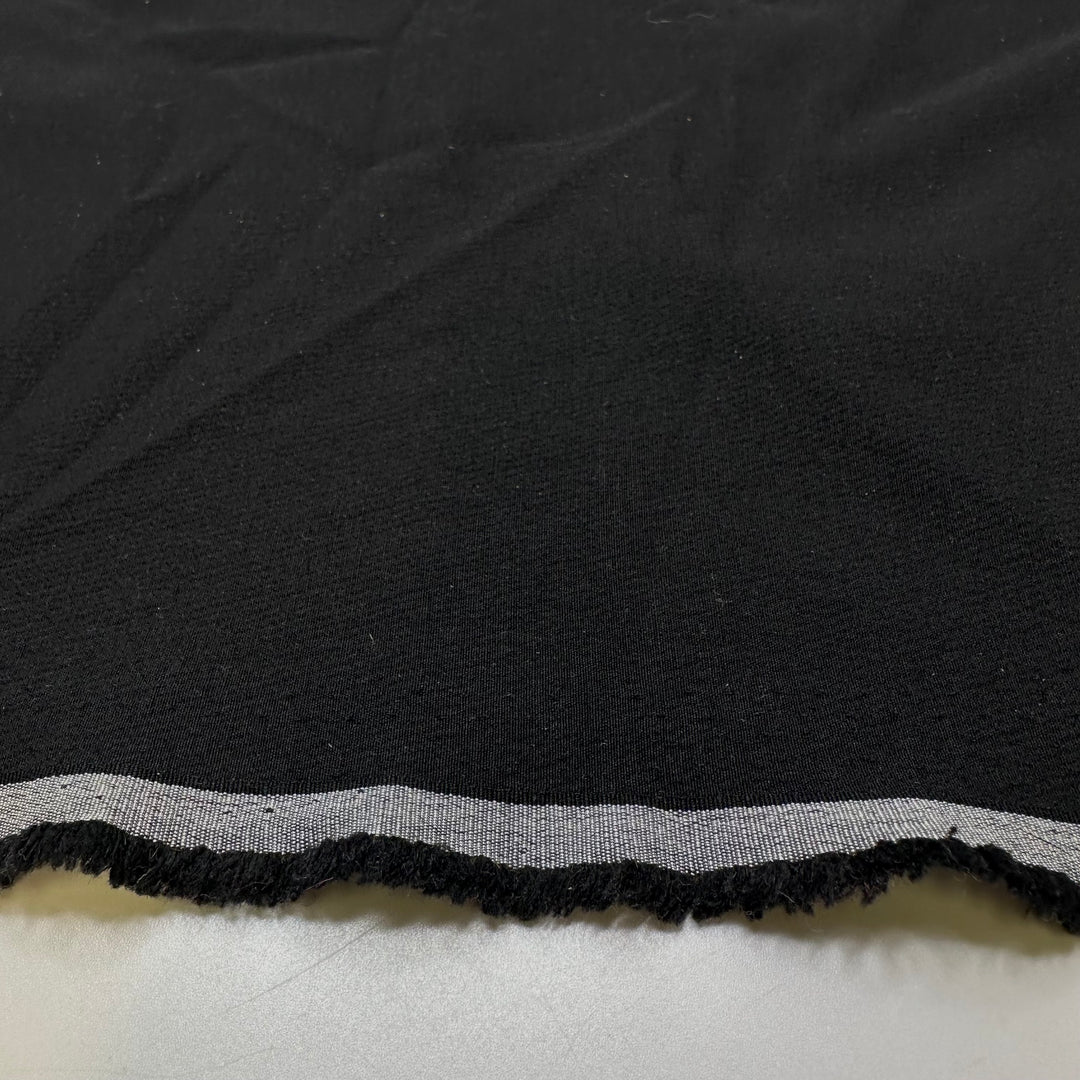 Smoky Quartz Cluster - Polyester Blend Woven - Black - 0.9M Bundle