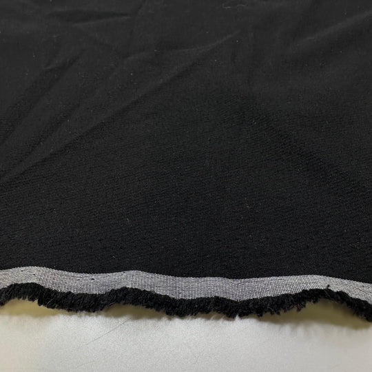 Smoky Quartz Cluster - Polyester Blend Woven - Black - 0.9M Bundle