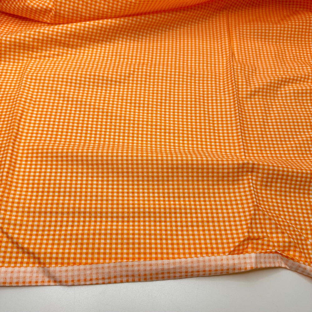 UB - Orange Soda - Cotton Woven - White/Orange Gingham - 2M Bundle