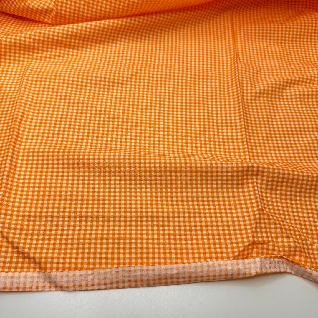 UB - Orange Soda - Cotton Woven - White/Orange Gingham - 2M Bundle