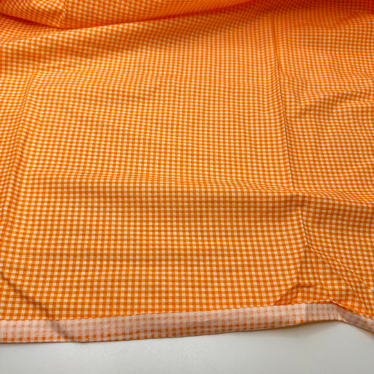 UB - Orange Soda - Cotton Woven - White/Orange Gingham - 2M Bundle