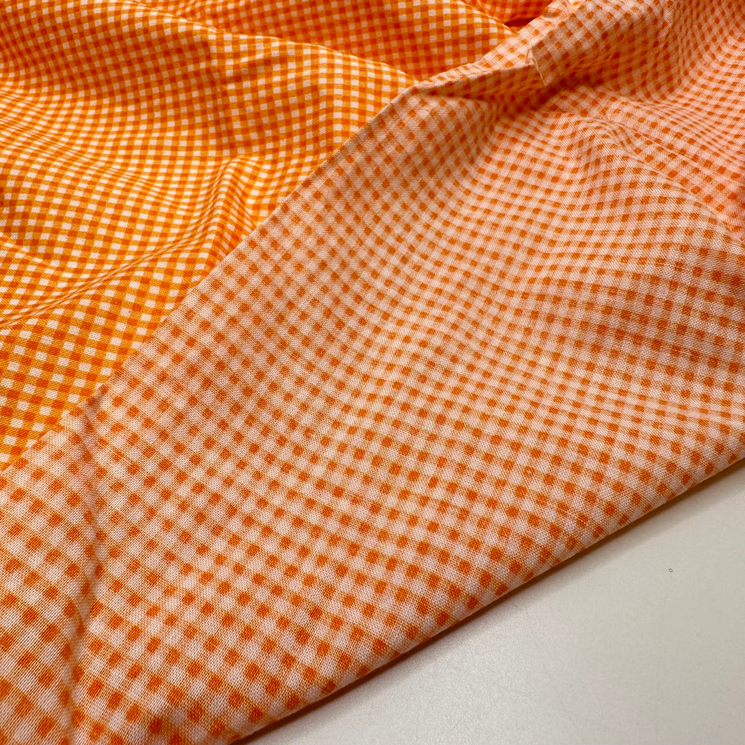 UB - Orange Soda - Cotton Woven - White/Orange Gingham - 2M Bundle