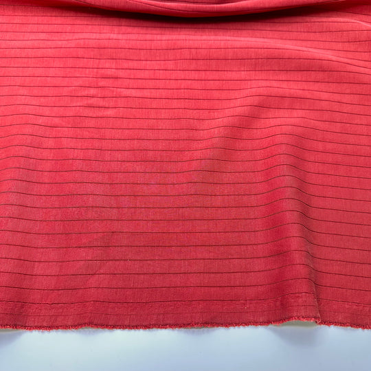UB - All In A Row - Double Cloth Knit Polyester Blend  - Burnt Red - 1M Bundle