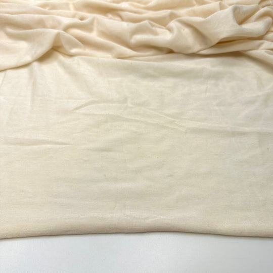 Favourite Float - Jersey Bamboo Blend Knit - Light Cream/Orange - 0.8M Bundle