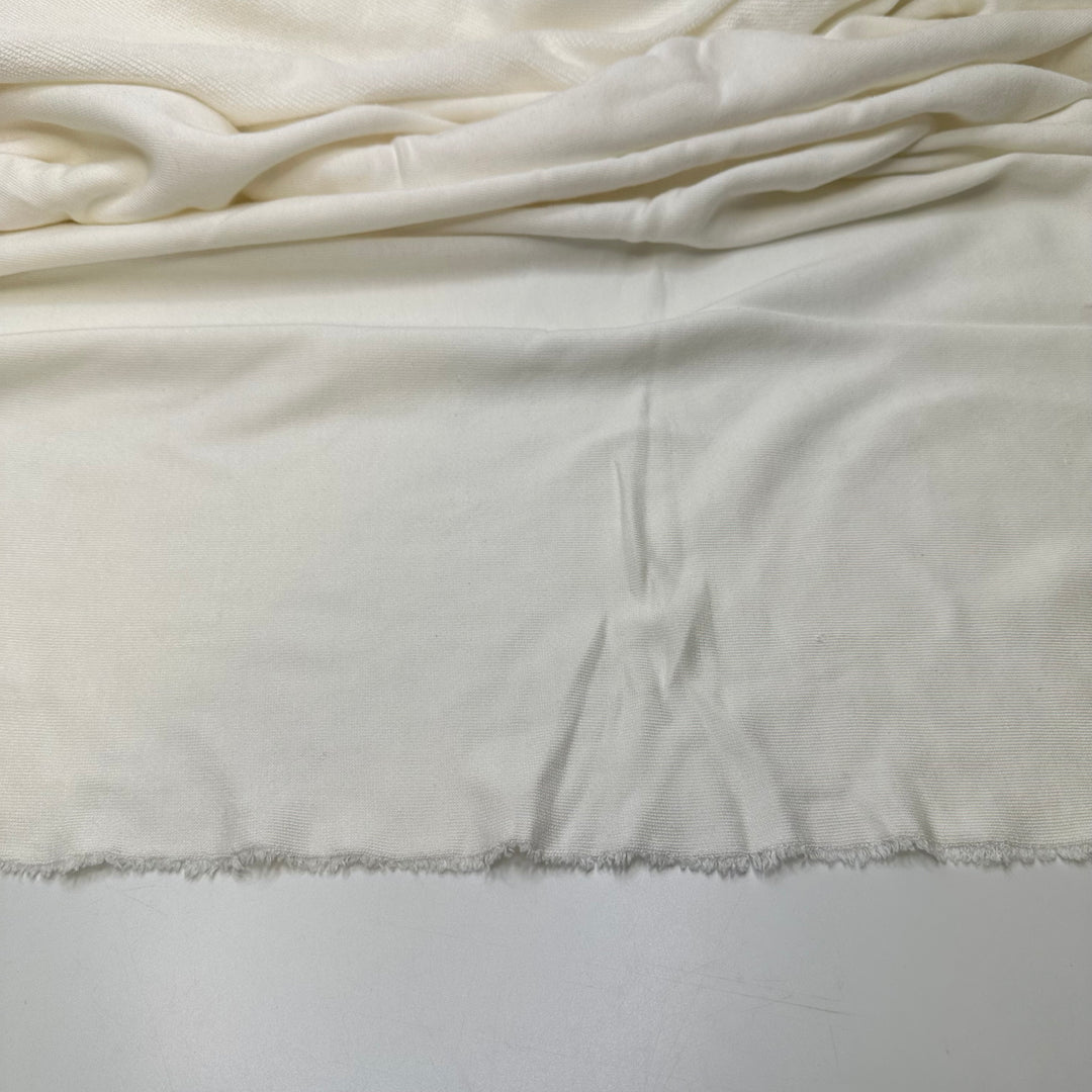Ready For Wimbledon - French Terry Cotton Blend Knit - White - 1.2M Bundle