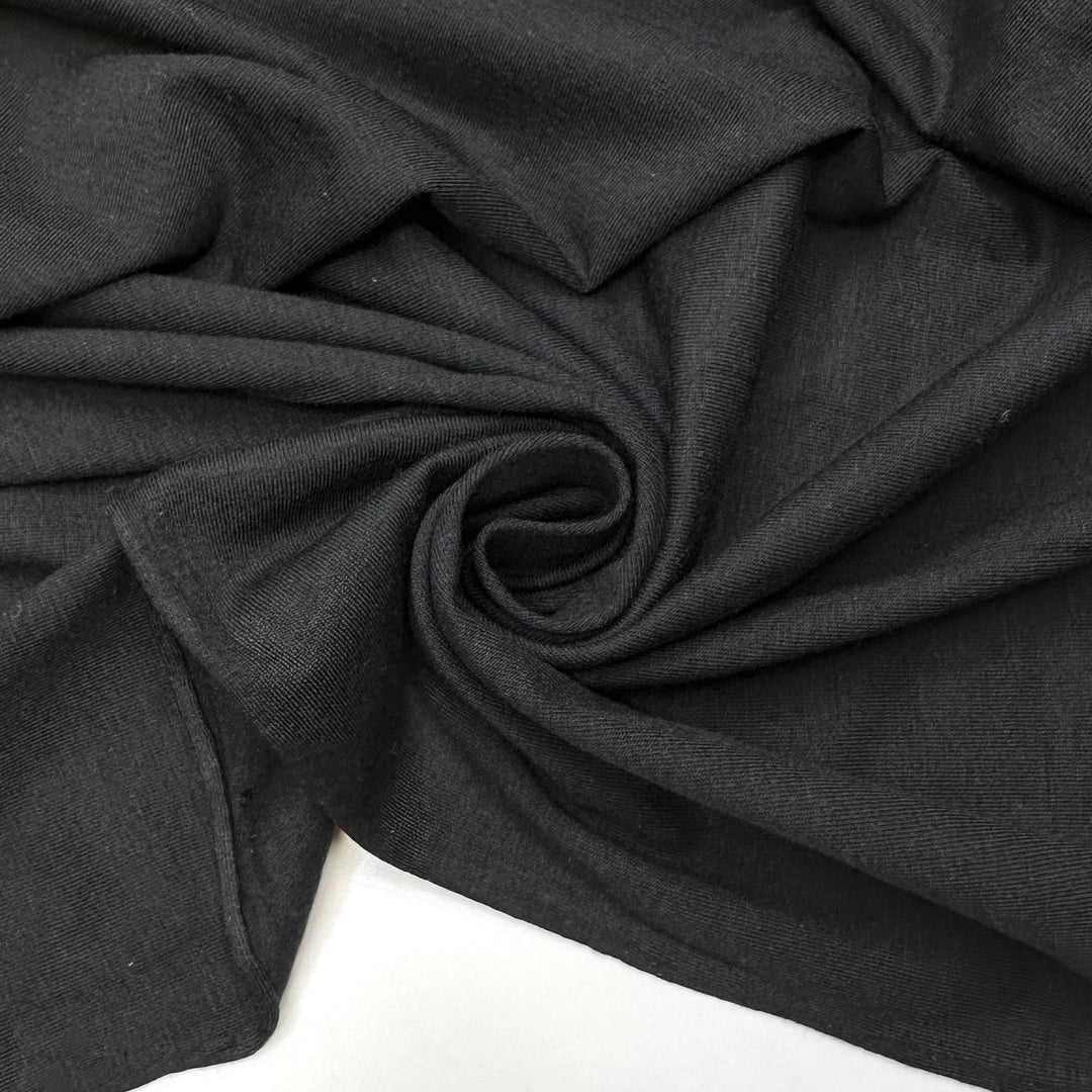Giving Sylvester The Slip - Rib Knit Bamboo/Cotton Knit - Black - Bundles
