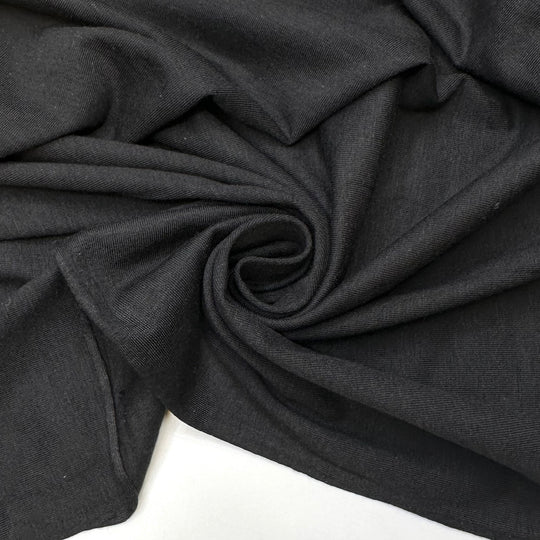 Giving Sylvester The Slip - Rib Knit Bamboo/Cotton Knit - Black - Bundles