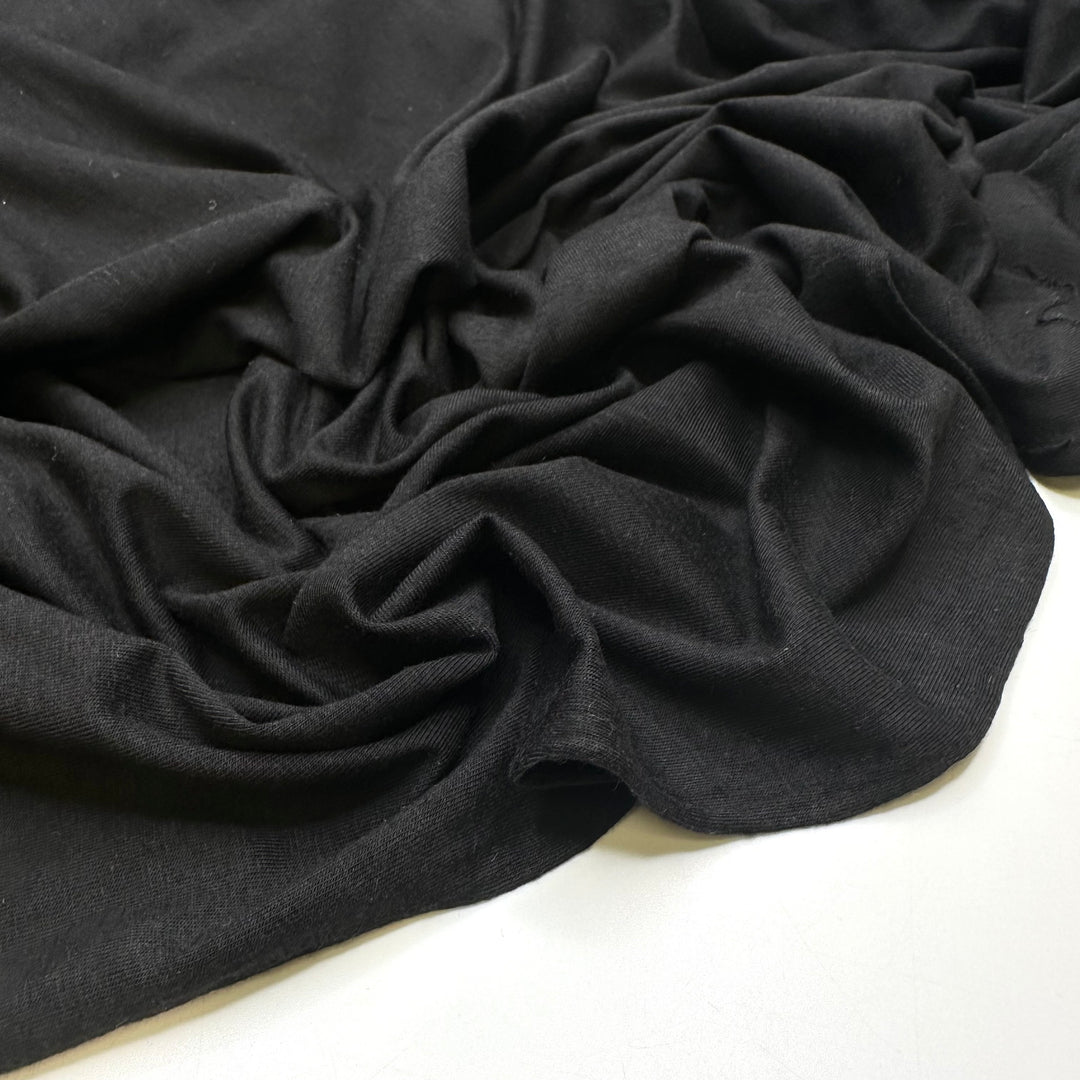 Giving Sylvester The Slip - Rib Knit Bamboo/Cotton Knit - Black - Bundles