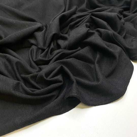Giving Sylvester The Slip - Rib Knit Bamboo/Cotton Knit - Black - Bundles