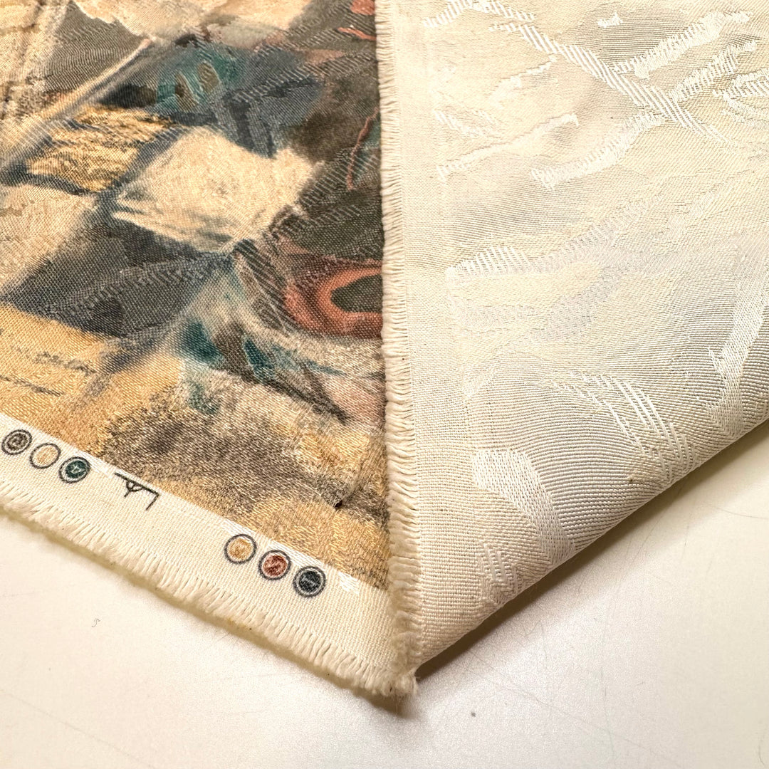 How It Feels To Plan A Party - Poly/Cotton Woven - Light Yellow Multi Abstract - 2.4M Bundle