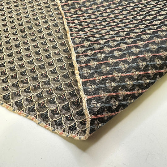 Making Sure We Have Enough Chairs - Fire Retardent Cotton/Poly Woven - Navy Multi Geometric - 1.5M Bundle