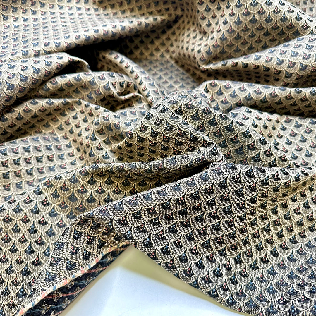 Making Sure We Have Enough Chairs - Fire Retardent Cotton/Poly Woven - Navy Multi Geometric - 1.5M Bundle