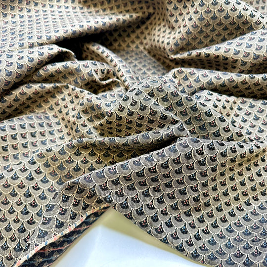 Making Sure We Have Enough Chairs - Fire Retardent Cotton/Poly Woven - Navy Multi Geometric - 1.5M Bundle