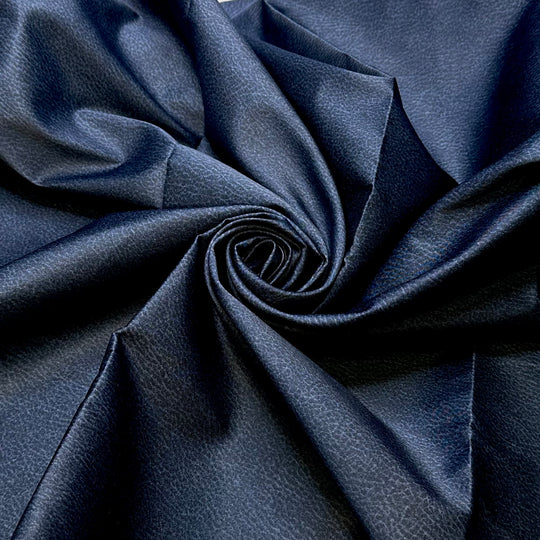 Cleaning The Pool - Poly/Cotton Woven - Dark Blue Abstract - Bundles