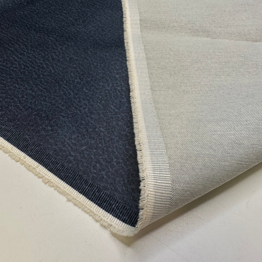 Cleaning The Pool - Poly/Cotton Woven - Dark Blue Abstract - Bundles