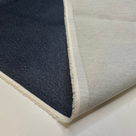 Cleaning The Pool - Poly/Cotton Woven - Dark Blue Abstract - Bundles