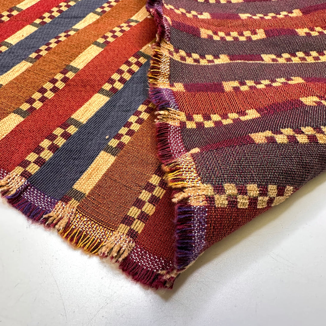 Setting Up Games For The Kids - Cotton/Poly Woven - Multi Geometric - 2.5M Bundle