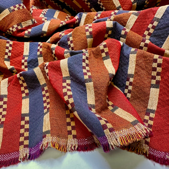 Setting Up Games For The Kids - Cotton/Poly Woven - Multi Geometric - 2.5M Bundle