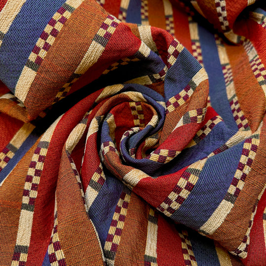 Setting Up Games For The Kids - Cotton/Poly Woven - Multi Geometric - 2.5M Bundle