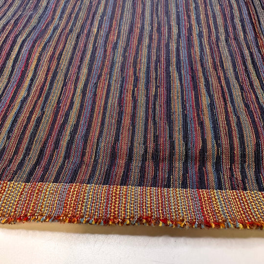 Watching The Fireworks From The Balcony - Poly Woven - Dark Blue Multi Stripes - 2.2M Bundle