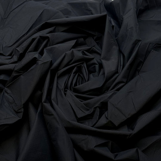 Light Jacket Weather - Polyester Blend Woven - Black - 2.1M Bundle