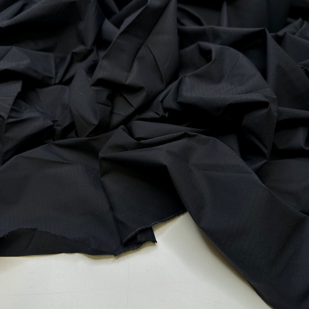 Light Jacket Weather - Polyester Blend Woven - Black - 2.1M Bundle