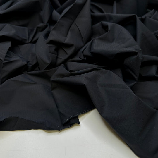 Light Jacket Weather - Polyester Blend Woven - Black - 2.1M Bundle