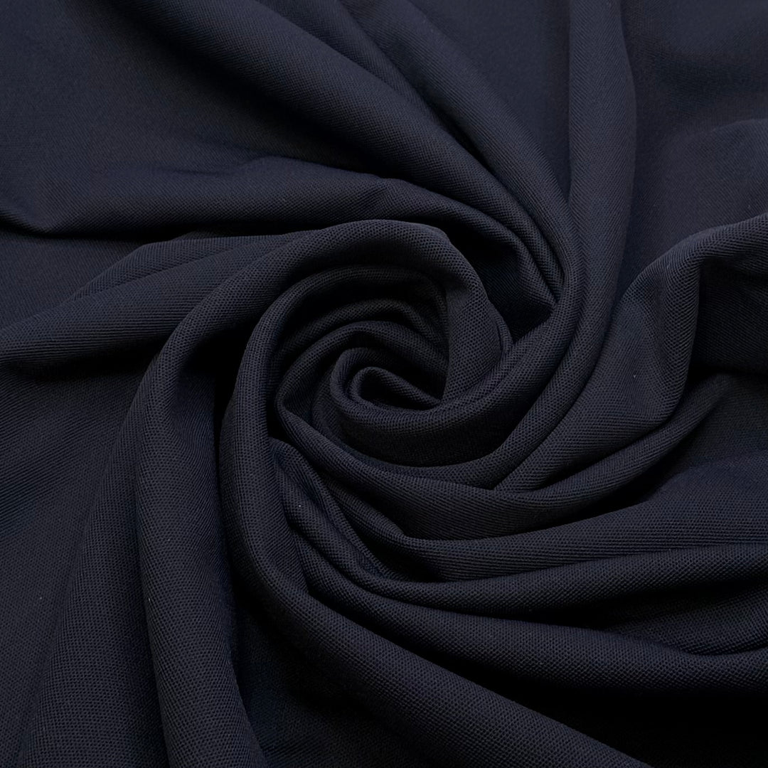 Staying Out Until Dusk - Polyester Blend Knit - Navy - 1M Bundle