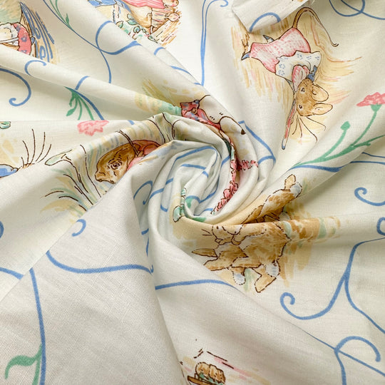 UB - Hello Peter - Cotton Woven - Multi Peter Rabbit Motif - Bundles