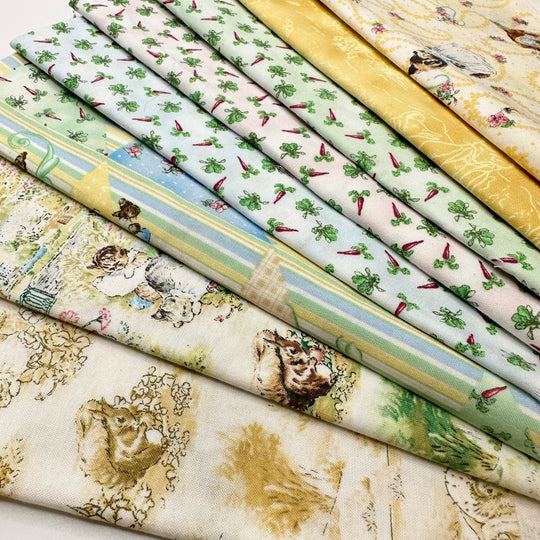 UB - Hello Peter - Cotton Woven - Multi Peter Rabbit Motif - Bundles