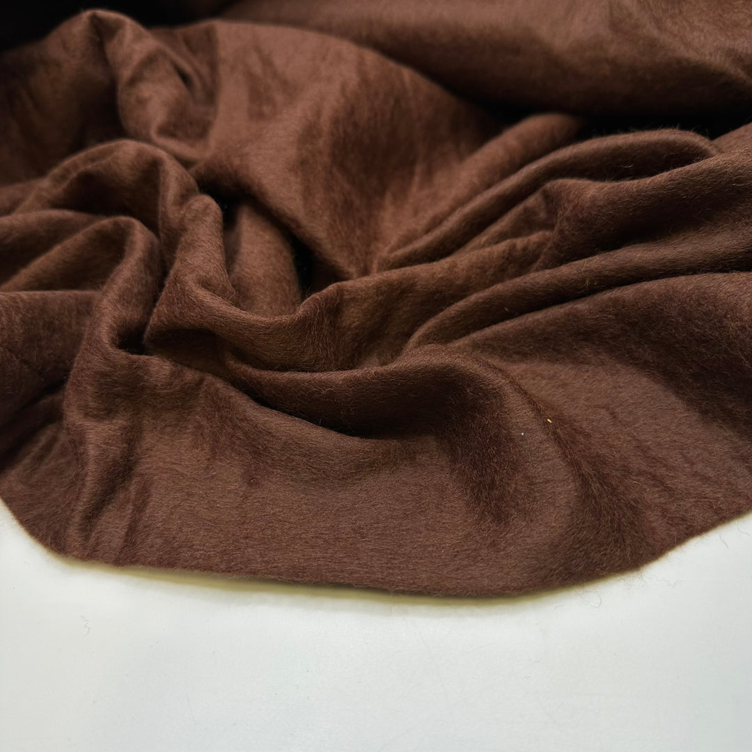 Snuggles With My Labrador - Felt Wool Blend Woven - Brown - 2M Bundle