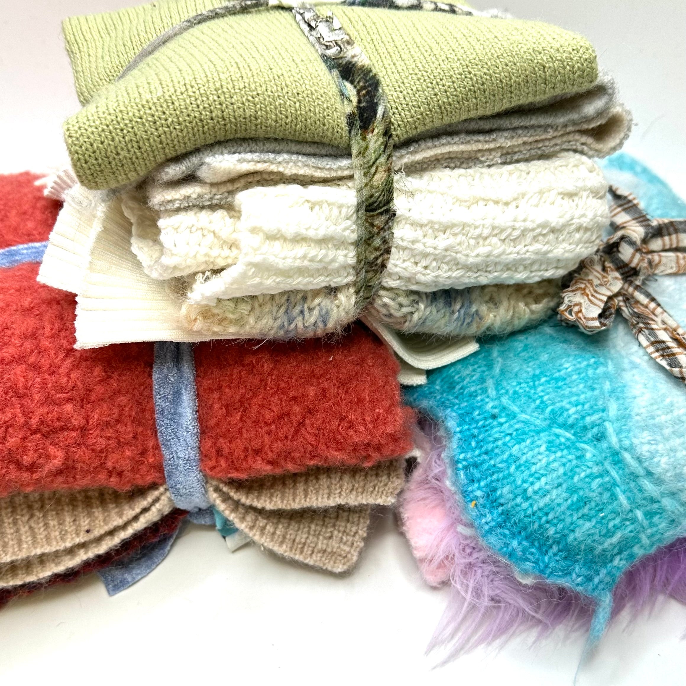 Scrap Sized Knit Packs - Synthetic Blend Knit - Multi - Bundles | FABCYCLE