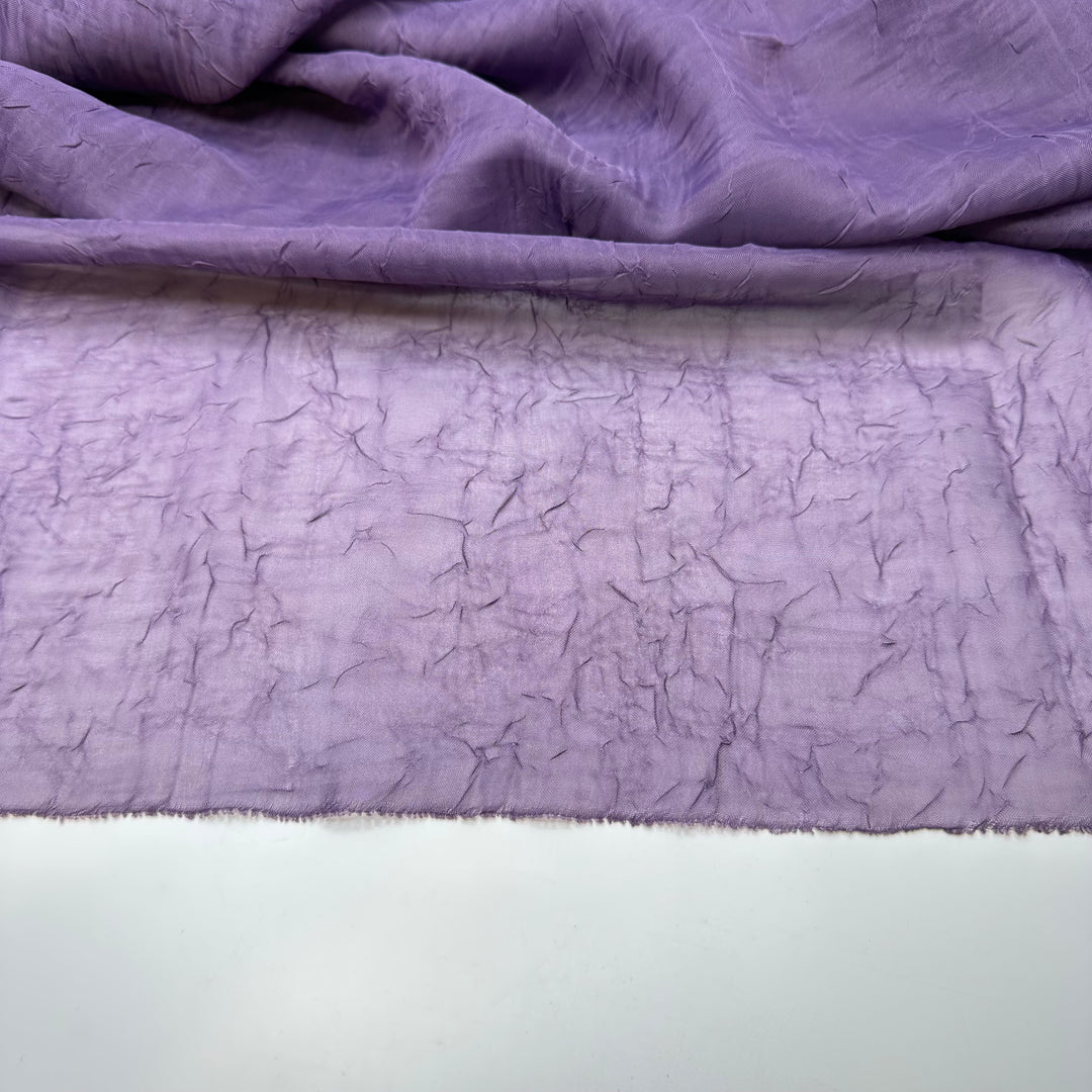 My First Hero - Crinkle Mesh Polyester Blend Woven - Purple - 2M Bundle