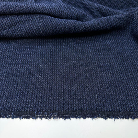 Gomez Addams Most Amazing Dress Robe - Basket Weave Wool Woven - Navy/Blue Plaid - 2.8M Bundle