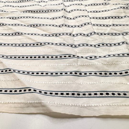 UB - Shopping For Button Up Shirts - Cotton Woven - White Multi Stripes - 1.1M Bundle