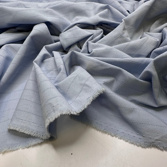 UB - Watching The Fish Swim By - Cotton Blend Woven - Light Blue - 2.9M Bundle