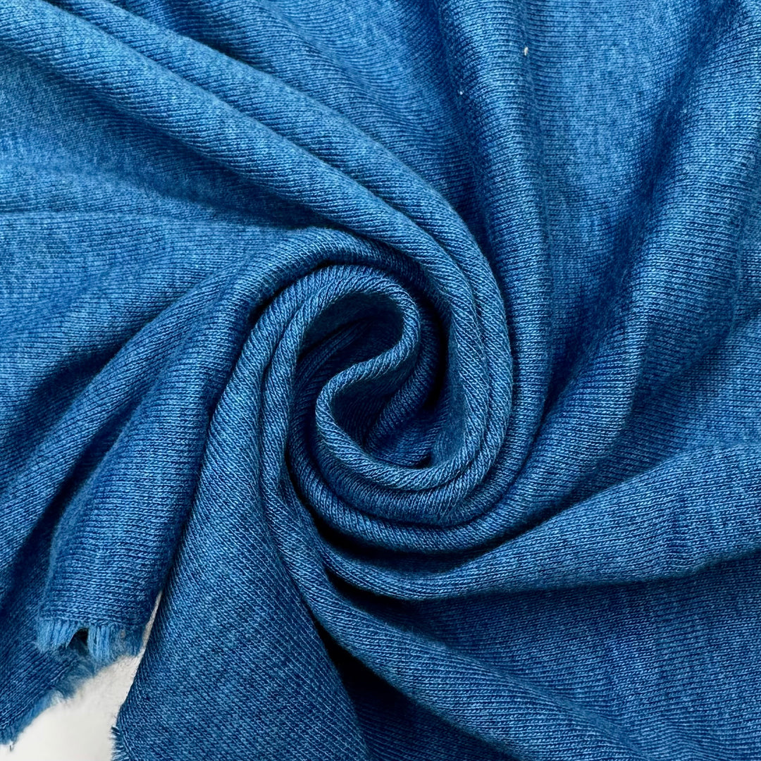 Make Your Eyes POP - Rib Knit Cotton Blend Knit - Blue - 2.9M Bundle