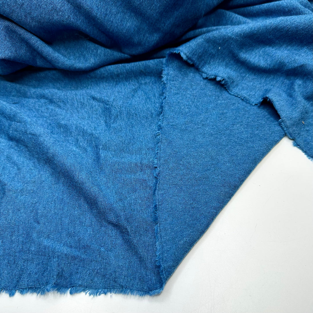 Make Your Eyes POP - Rib Knit Cotton Blend Knit - Blue - 2.9M Bundle