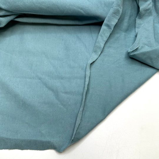 Submerge - 1 Side Brushed Jersey Cotton Blend Knit - Blue - 0.8M Bundle